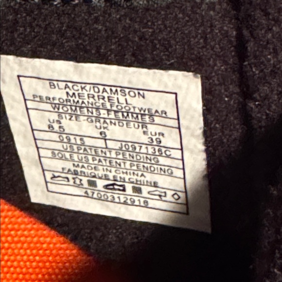 Merrell Black and Purple Outdoor boots - Picture 4 of 10